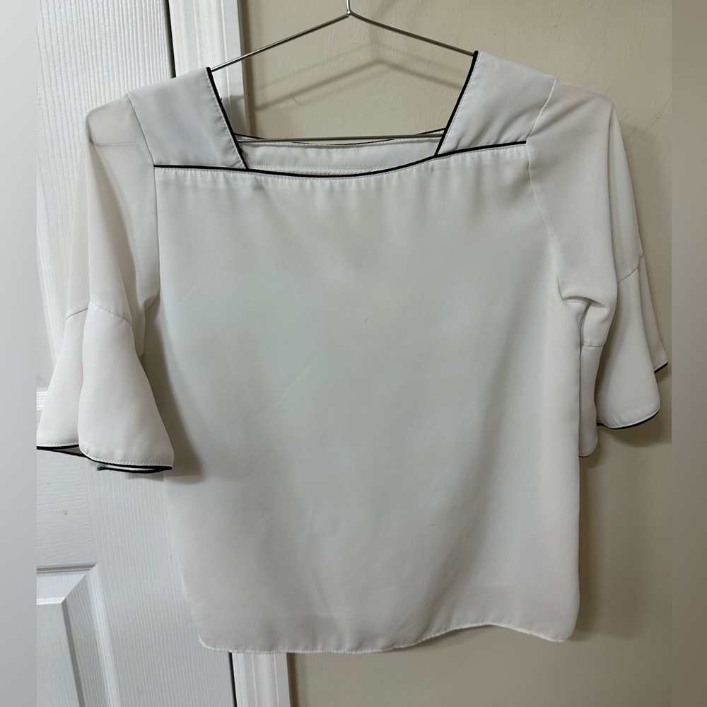 Elegant White Women's Top